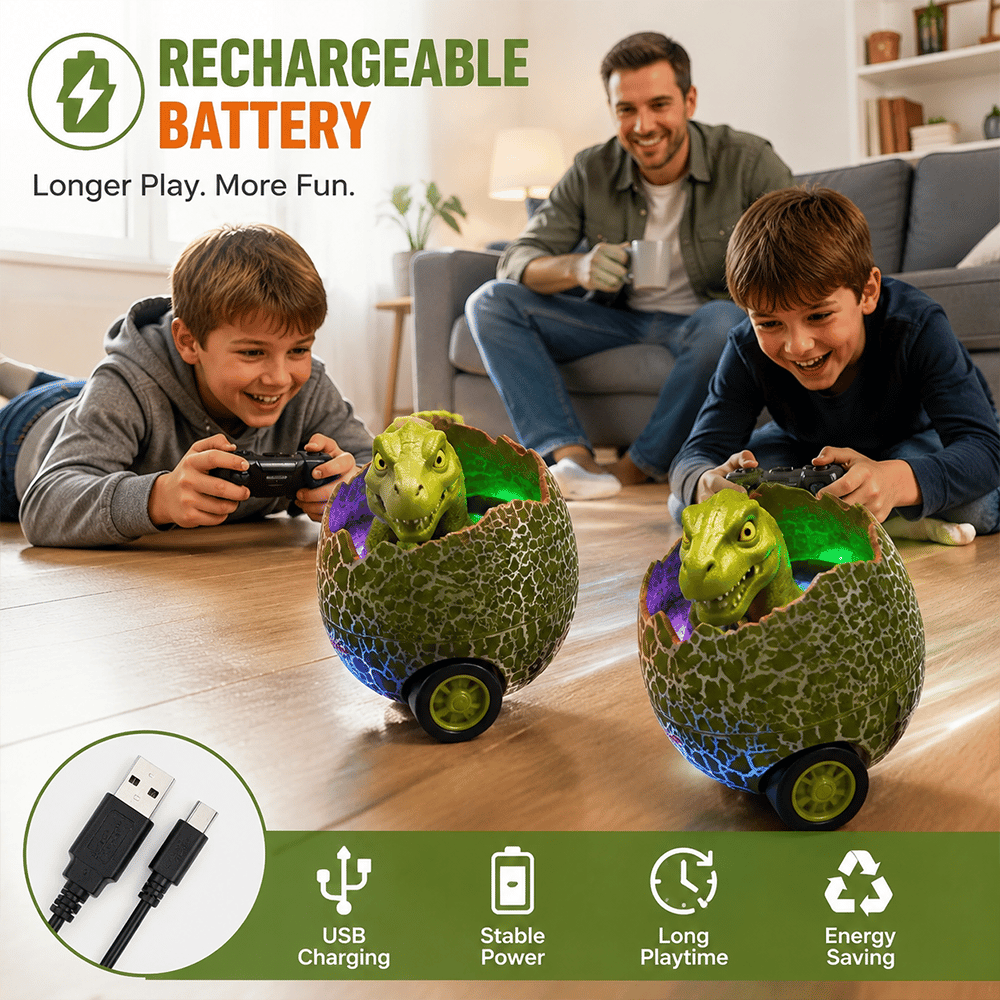 🦖 Giant Dinosaur Egg Remote Control Battle Car