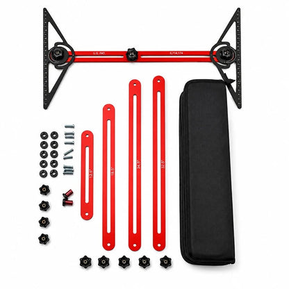 FREE SHIPPING⏰Get Perfect Layouts Instantly! Aluminum Measuring Tool Kit