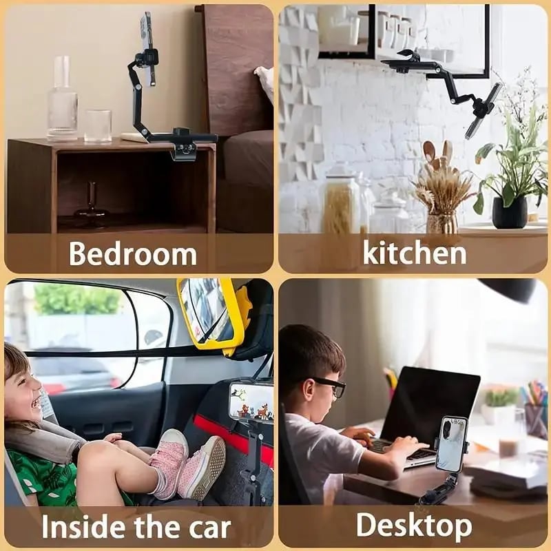 📱HOT SALE-🔥New 1080° Multi-function Sun Visor Universal 360 Degree Rotating Phone Holder✨