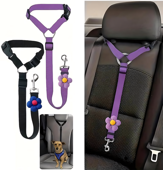 🔥BUY 1 GET 1 FREE 🔥2-Pack Dog Travel Safety Belts