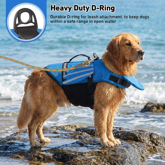 🔥 Best Seller 🐶Dog Life Jacket | Maximum Buoyancy & Ultimate Water Safety-8YF7