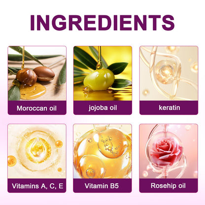 Hair Vitamin Capsules Infused with Violet Vitamins & Argan Oil,40 Capsules💜