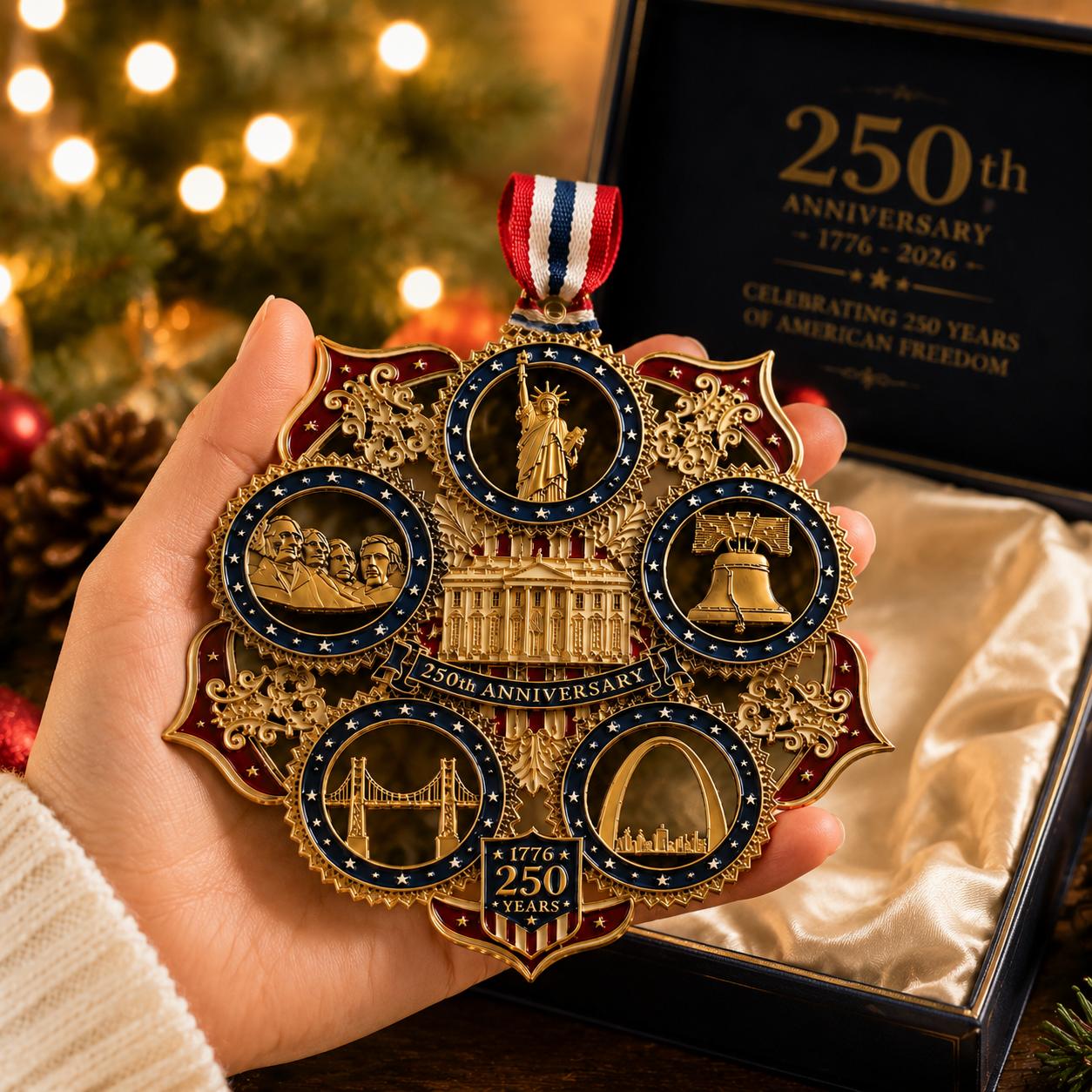 ❤️✨250th Anniversary Christmas Tree Ornament