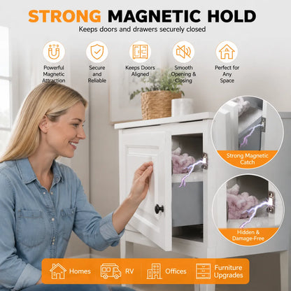 🧲 10Pcs Magnetic Door Catch