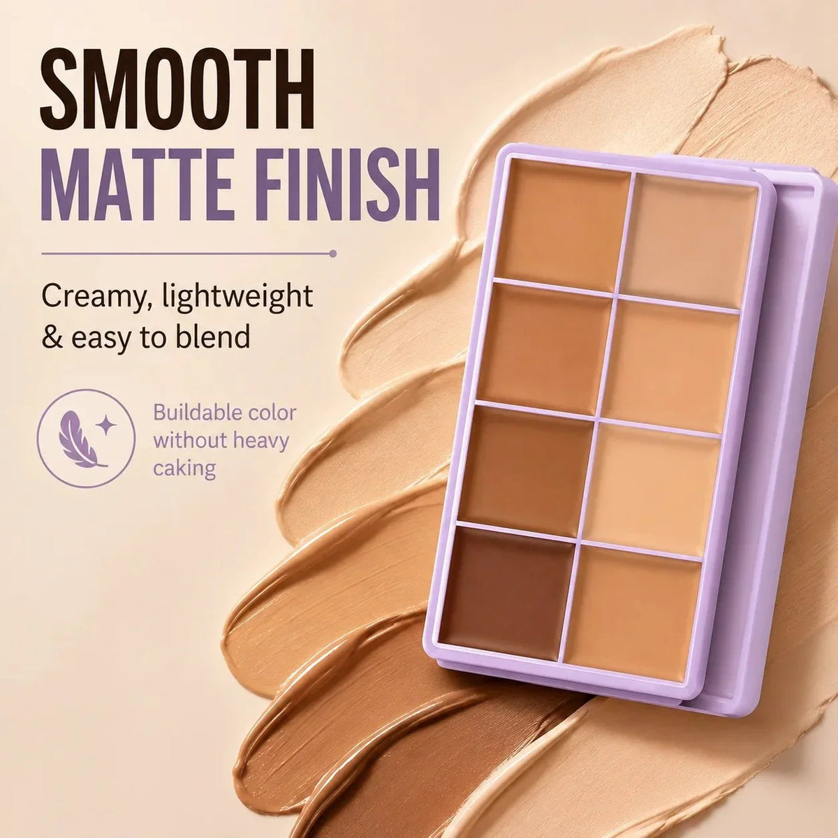 8-Color Cream Concealer Palette