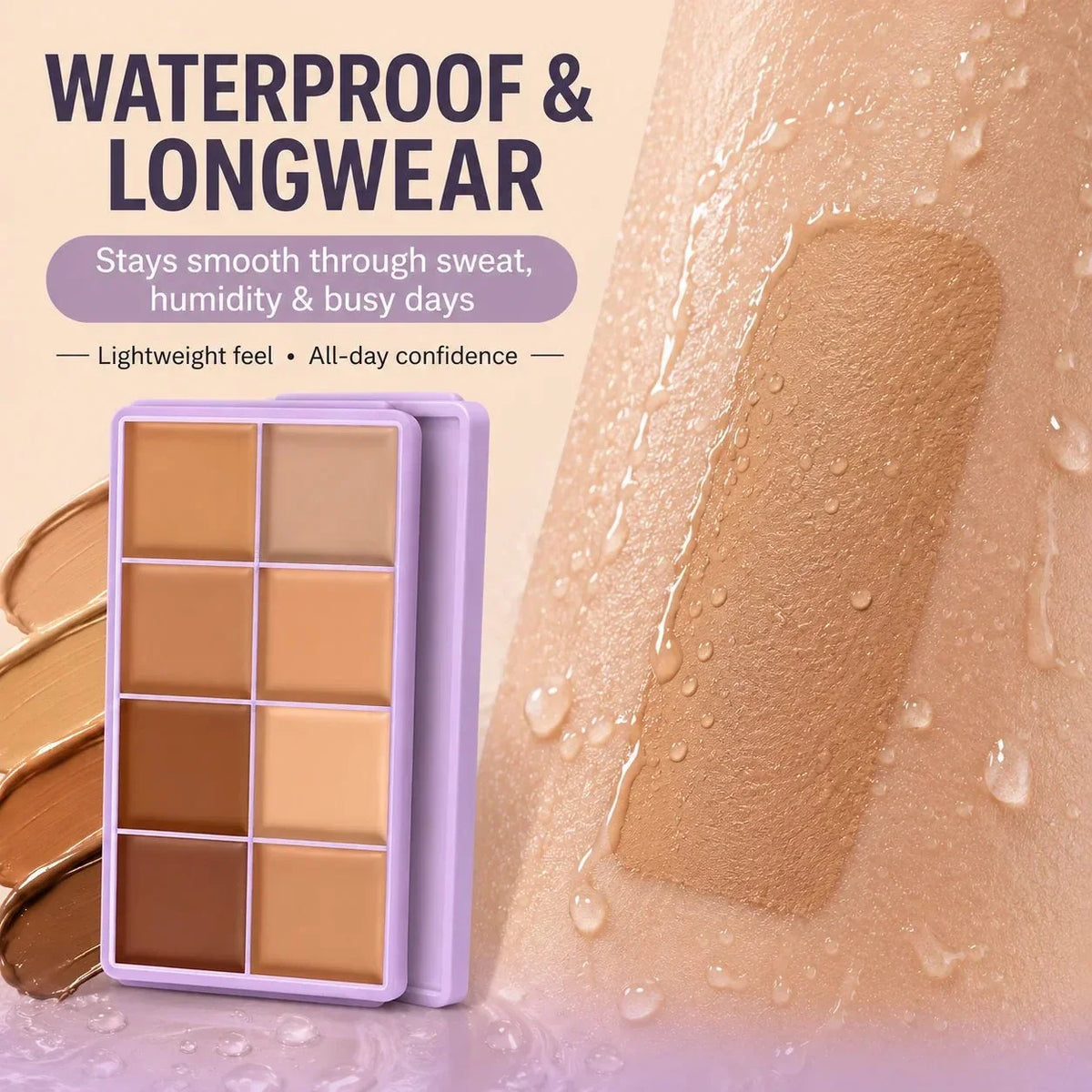 8-Color Cream Concealer Palette
