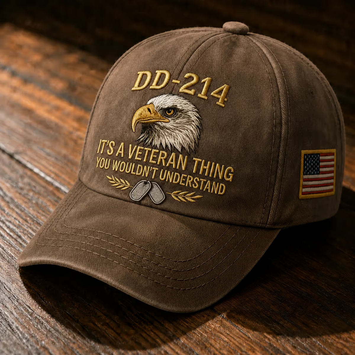 100% Handmade DD-214 Veteran Honor Embroidered Cap(𝐂𝐡𝐚𝐝 𝐒𝐦𝐢𝐭𝐡 𝐇𝐚𝐧𝐝𝐦𝐚𝐝𝐞®) - Buy 2 Get Extra 10% Off