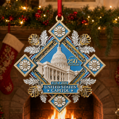 Buy More Save More✨LAST DAY 50% OFF🔥250th Anniversary Commemorative Ornament – UNITED STATESCAPITOL