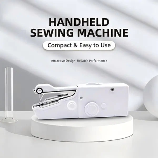 Handheld Mini Sewing Machine – Portable Quick-Repair Fabric Tool for Clothes & Curtains
