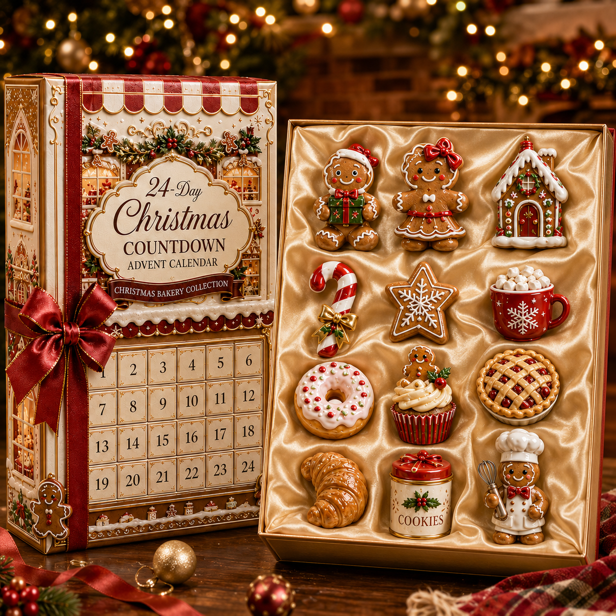 🔥Last 50pcs✨⏰ Limited anniversary edition✨24-Day Christmas Countdown Advent Calendar – Christmas Baking Collection