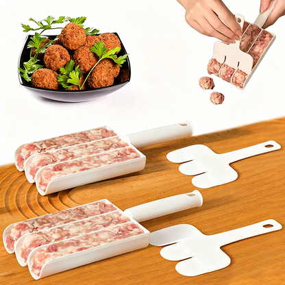 Creative Kitchen Triple Meatball Maker, Meatball Shaper Kitchen Triple Meat Tenderiser Meat Baller 🍳