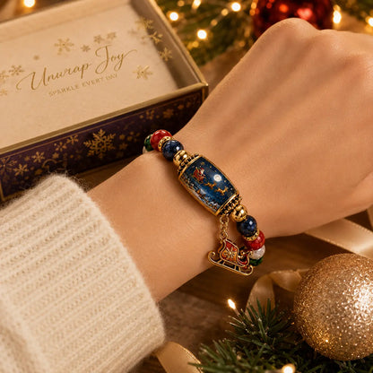 🎄 Limited Edition Christmas Story Beaded Bracelet Set | Holiday Gift Jewelry