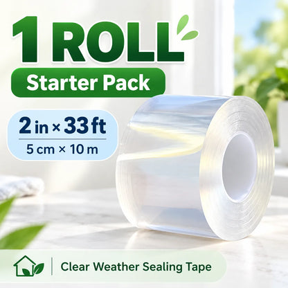 Clear Weather Sealing Tape – Waterproof Window & Door Gap Seal