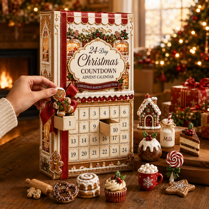 🔥Last 50pcs✨⏰ Limited anniversary edition✨24-Day Christmas Countdown Advent Calendar – Christmas Baking Collection