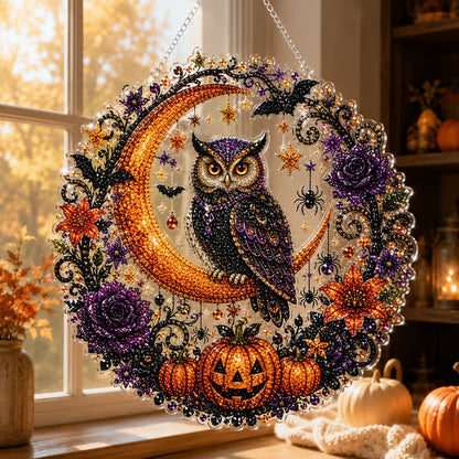 🔥Last Day 49% OFF - 🧙‍♀️🎃Halloween Witch Friendship Diamond Art Window Suncatcher(📦Buy 2 Free Shipping)