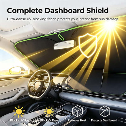 2026 New Portable Heat-Insulating Vehicle Sunshade, Upgraded Thickened Front Window Sun Shade☀️🚗