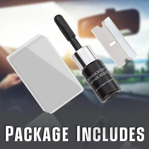 🏭Direct from glass factory, Buy 3 Get 2 Free！💦One drop fixes all glass cracks！🚗Glass Crack Repair Agent