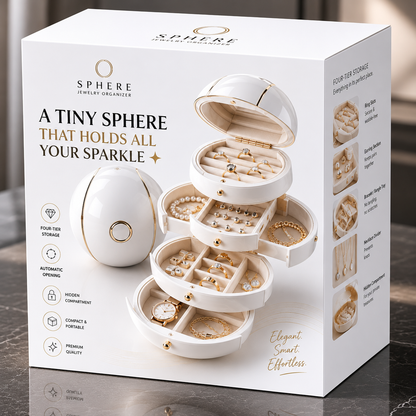 Automatic Deformable Spherical Jewelry Box