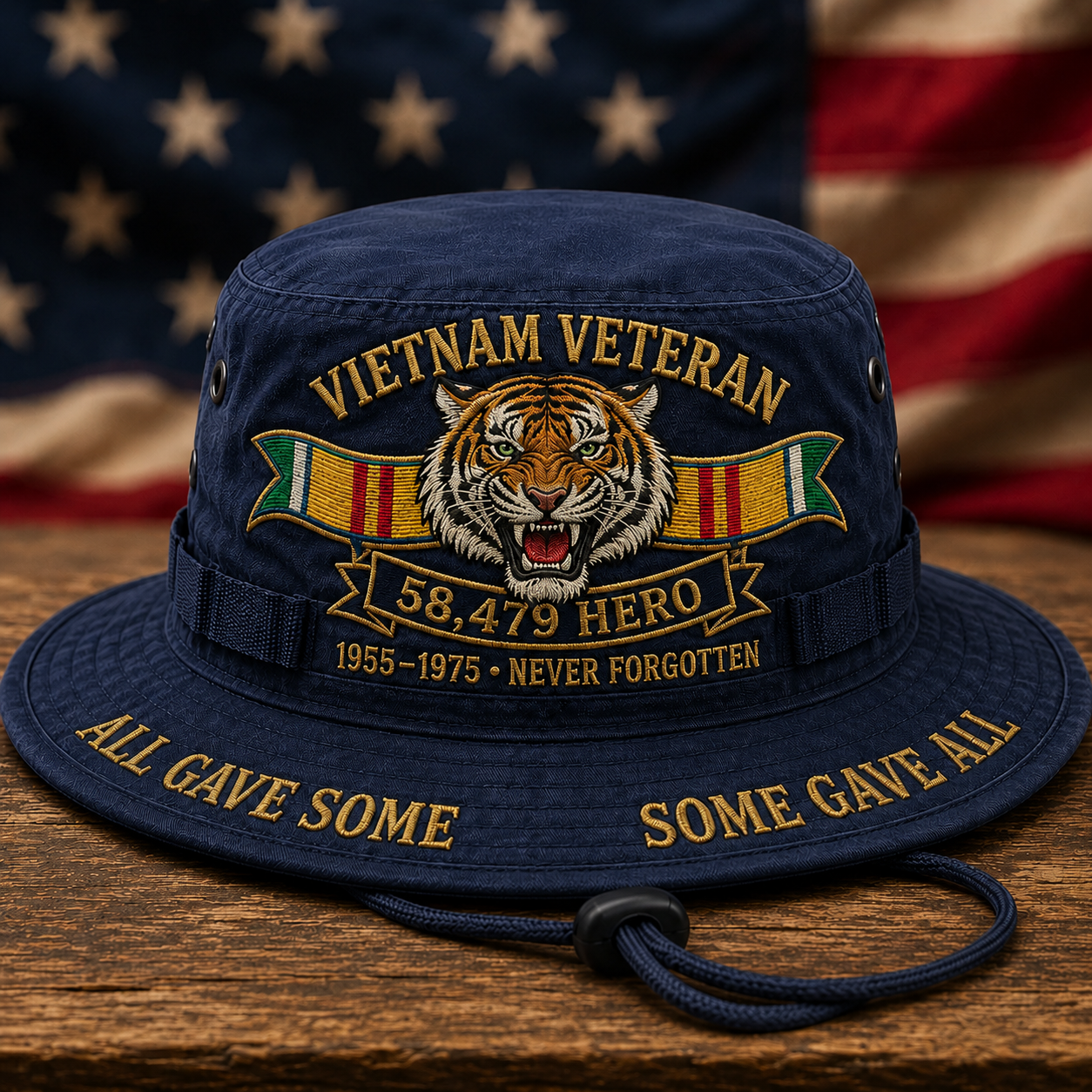 🐅 🪖Vietnam Veteran 58,479 Hero Boonie Hat