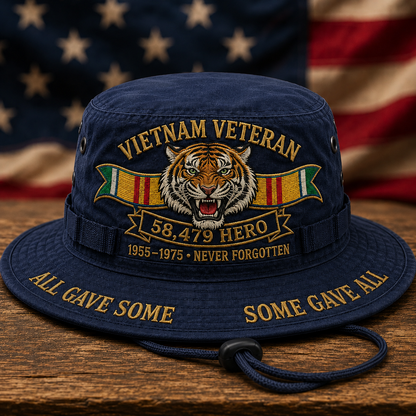🐅 🪖Vietnam Veteran 58,479 Hero Boonie Hat