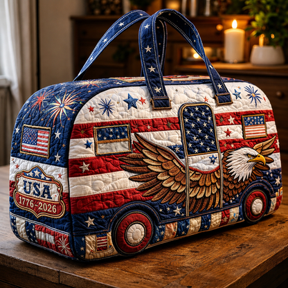 🔥LAST DAY 50% OFF 🗽🇺🇸 American 250th Anniversary Quilted Travel Duffle Bag