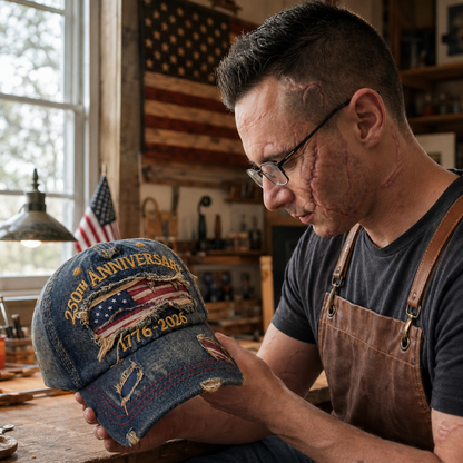 🏆Flash Sale⚡50K+ SOLD! 🇺🇸 250th Anniversary Patriotic Denim Hat