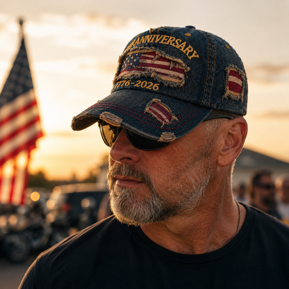 🏆Flash Sale⚡50K+ SOLD! 🇺🇸 250th Anniversary Patriotic Denim Hat
