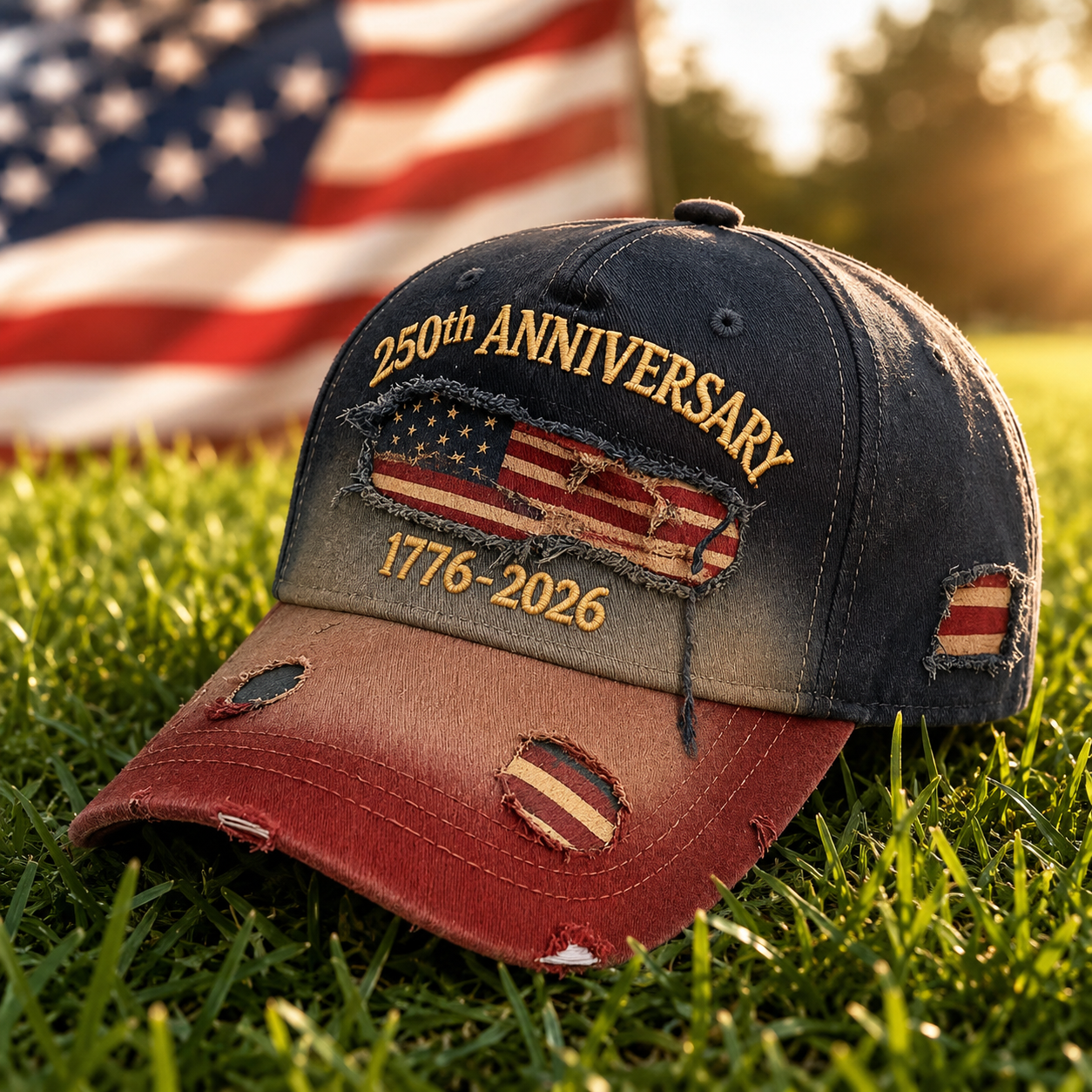 🏆Flash Sale⚡50K+ SOLD! 🇺🇸 250th Anniversary Patriotic Denim Hat