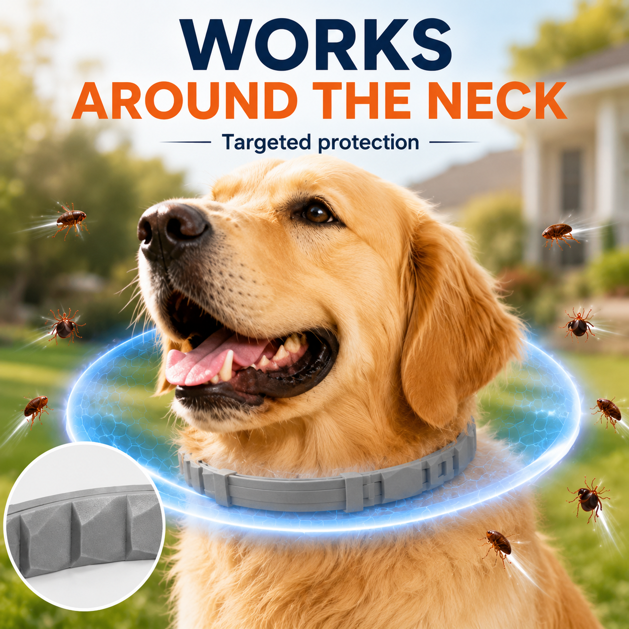 🔥LAST DAY 50% OFF🐶🐱 Advanced Flea & Tick Protection Collar | Waterproof, Long-Lasting Defense for Dogs & Cats 🛡️