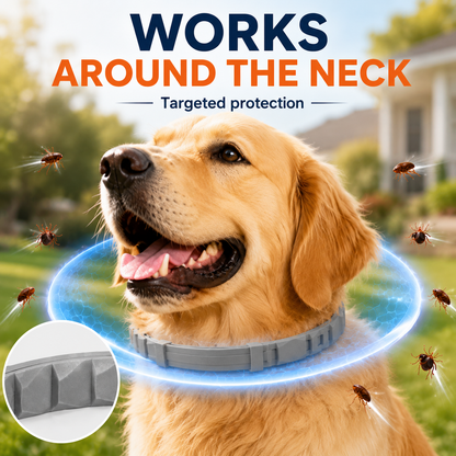 🔥LAST DAY 50% OFF🐶🐱 Advanced Flea & Tick Protection Collar | Waterproof, Long-Lasting Defense for Dogs & Cats 🛡️