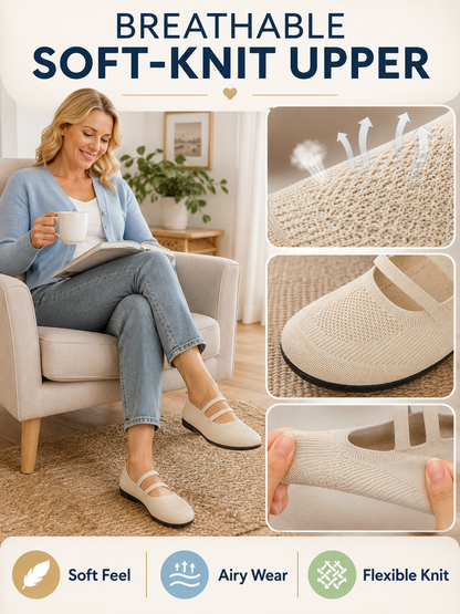 💖 Style Pick ✨ Women’s Round Toe Ballet Flats — Strappy Comfortable Shoes for Work & Casual Wear