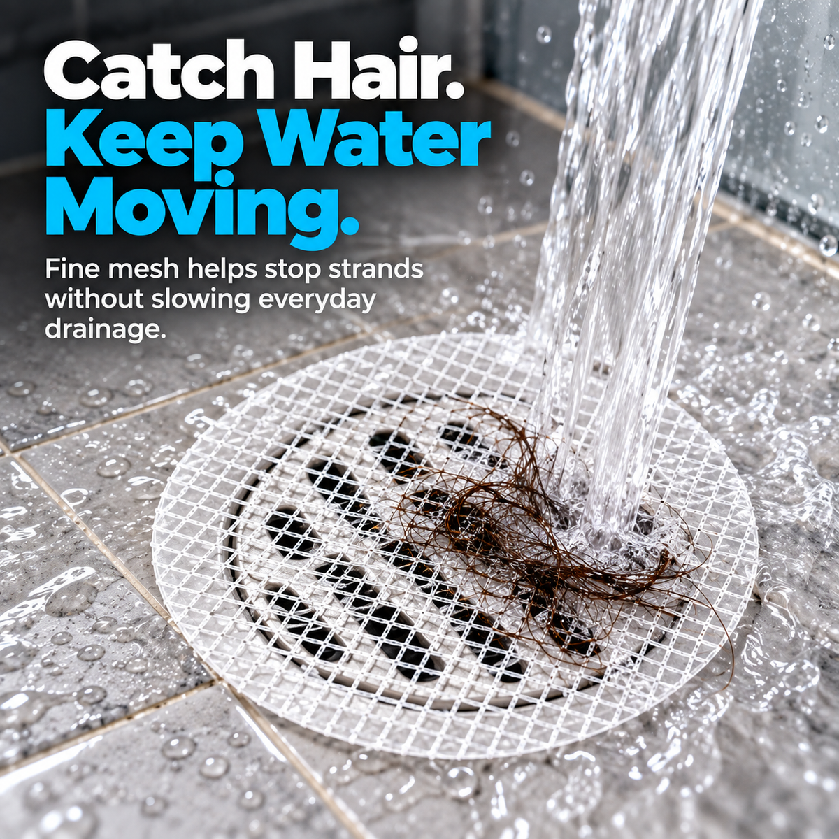 Disposable Drain Hair Catcher – Stop Hair Before It Clogs Your Drain 🚿🛒