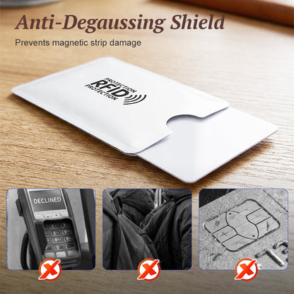 RFID Blocking Anti Theft Card Sleeves