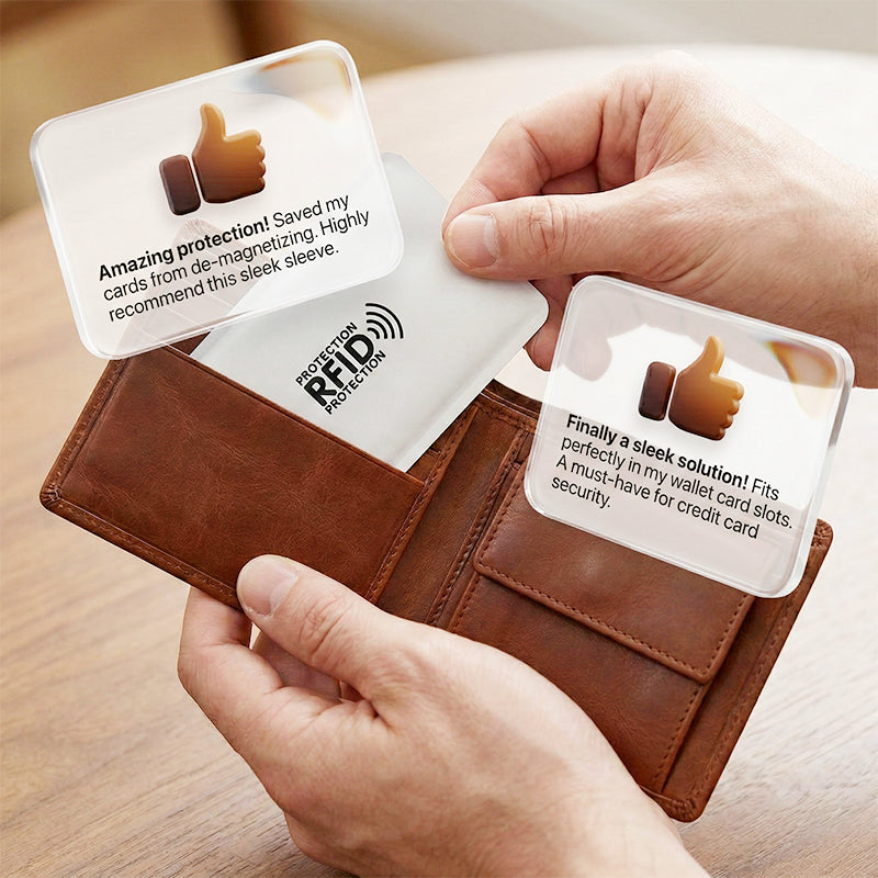 RFID Blocking Anti Theft Card Sleeves