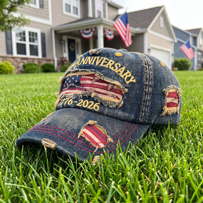 🏆Flash Sale⚡50K+ SOLD! 🇺🇸 250th Anniversary Patriotic Denim Hat