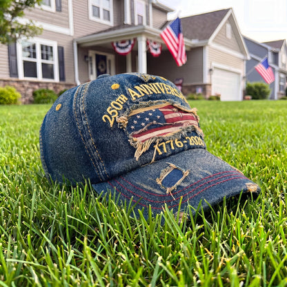 🏆Flash Sale⚡50K+ SOLD! 🇺🇸 250th Anniversary Patriotic Denim Hat