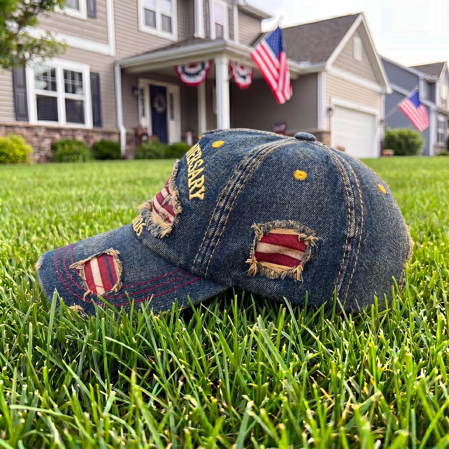 🏆Flash Sale⚡50K+ SOLD! 🇺🇸 250th Anniversary Patriotic Denim Hat