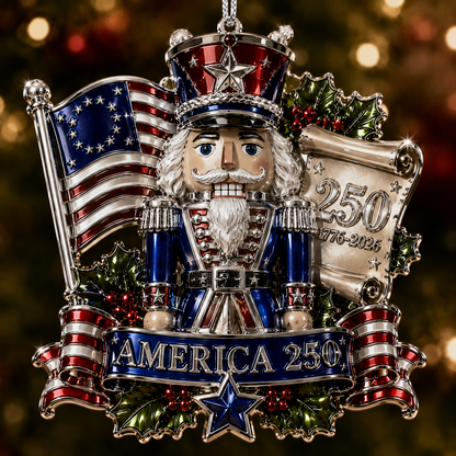 💖USA 250th Anniversary Christmas Ornament