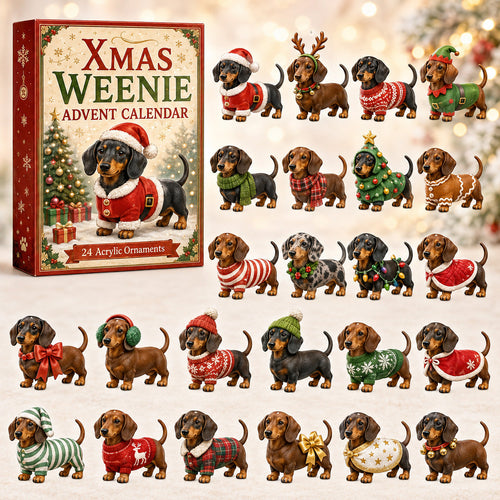 🎄 2026 Christmas Dachshund Advent Calendar