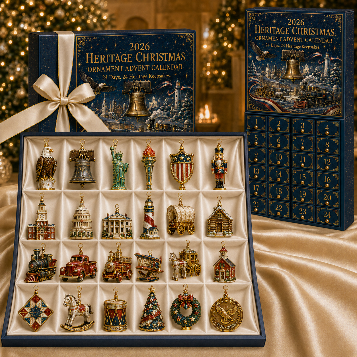 🎄 America 250th Anniversary Heritage Christmas Advent Calendar