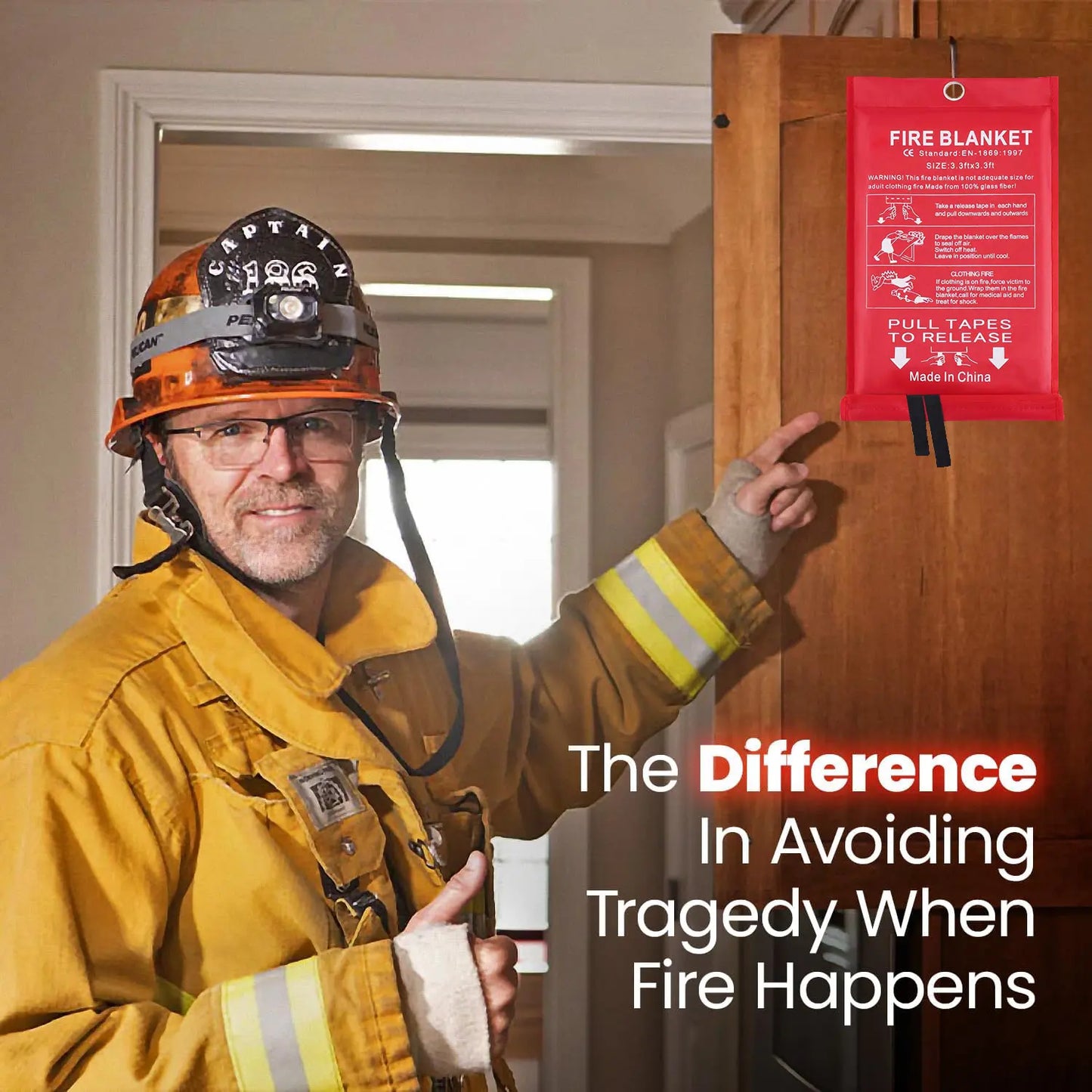 Fiberglass Emergency Fire Blanket