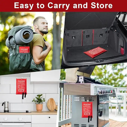 Fiberglass Emergency Fire Blanket