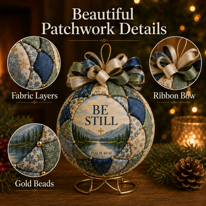 ❤️Beginner-Friendly🎄 Christmas Faith Patchwork Ornament DIY Kit