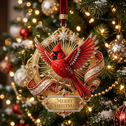 🎅2026 Christmas Giift 50% Off--Red Cardinal Christmas Mica Ornament