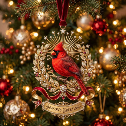 🎅2026 Christmas Giift 50% Off--Red Cardinal Christmas Mica Ornament