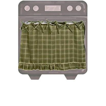 🧺 Handmade Oven Skirts | Farmhouse Kitchen Décor🔒 Heat-Resistant | 🎀 Effortless Install | ✨ Hide Clutter & Elevate Style