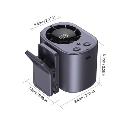❄️199-Speed USB Rechargeable Clip-On Fan – Portable, Strong Clamp, Long-Lasting Battery for Car, Desk & Travel