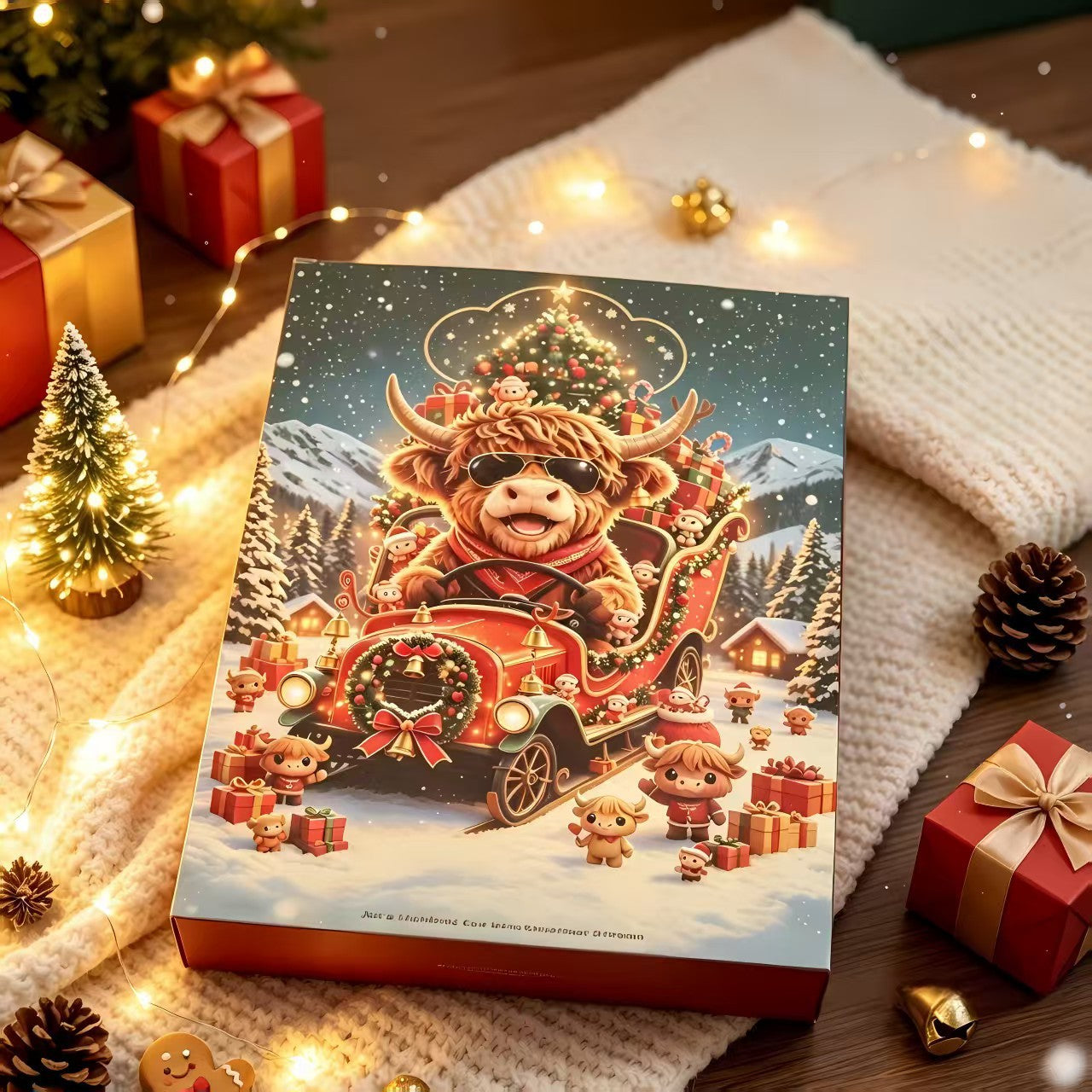 🎄 2026 Limited Edition Highland Cow Advent Calendar – 24 Collectible Christmas Surprises