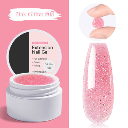 💅 Solid Nail Extension Builder Gel — Non-Flowing, Easy to Use 🥳