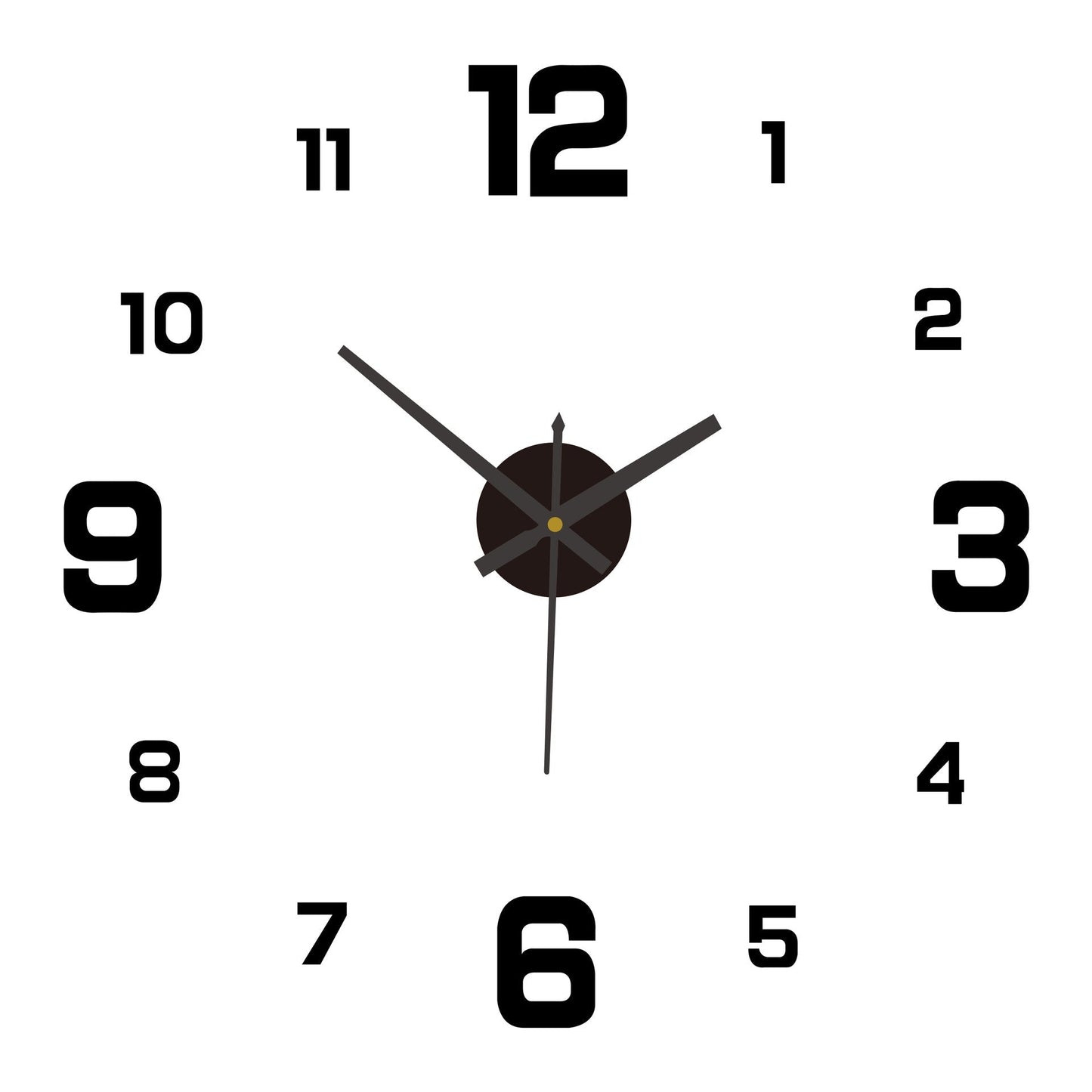🥳2026 HOT SALE🥳⏰3D DIY Luminous Acrylic Wall Clock Set